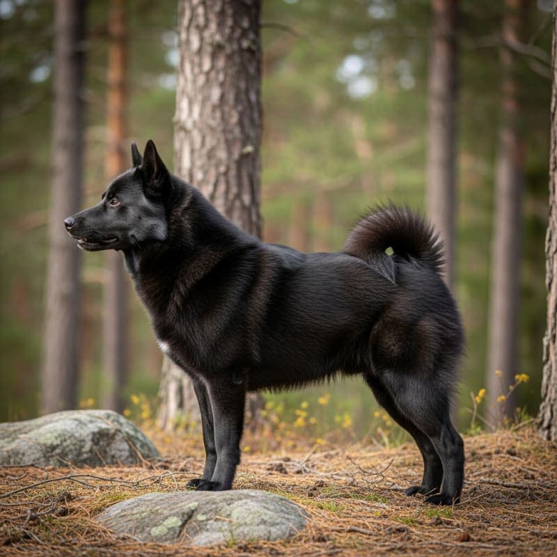 Elkhund czarny