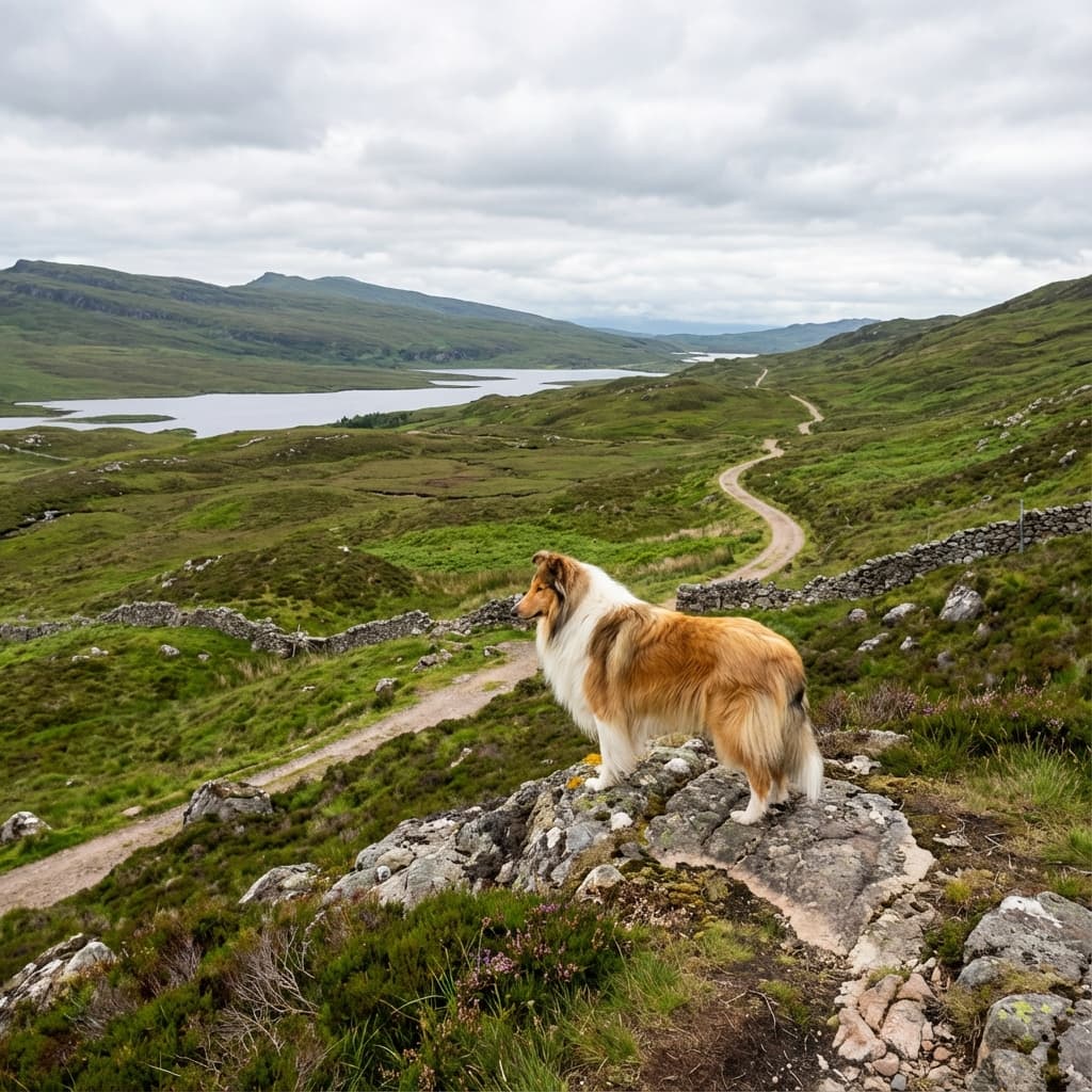 Owczarek szkocki długowłosy
