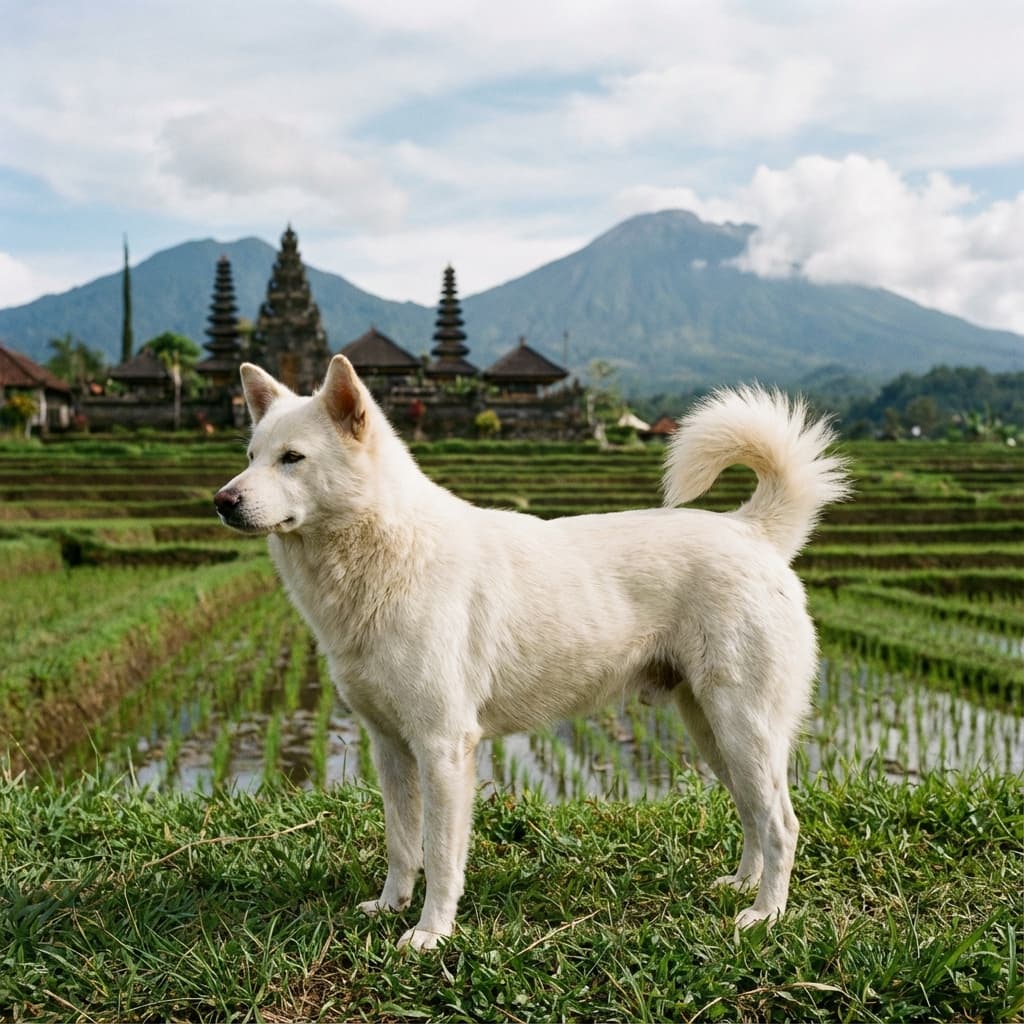 Pies z Kintamani-Bali